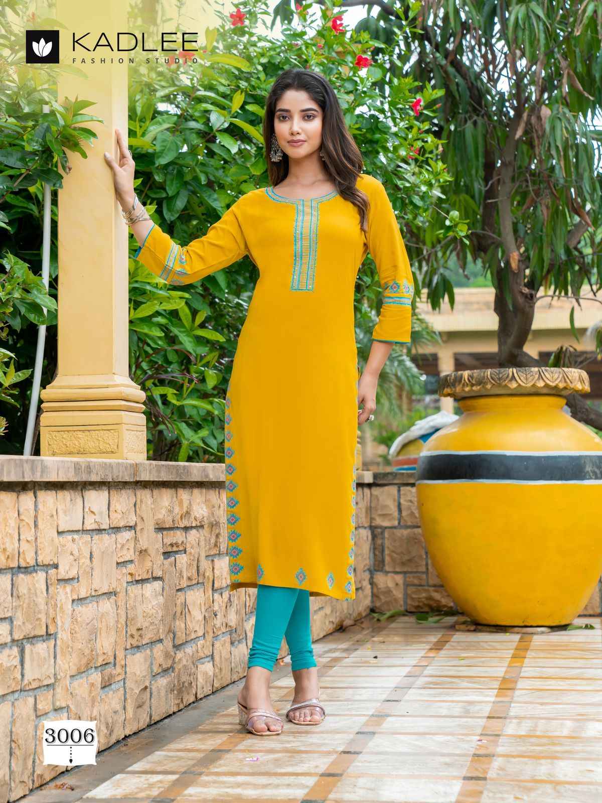 Kadlee Chanchal Rayon Kurti 6 pcs Catalogue