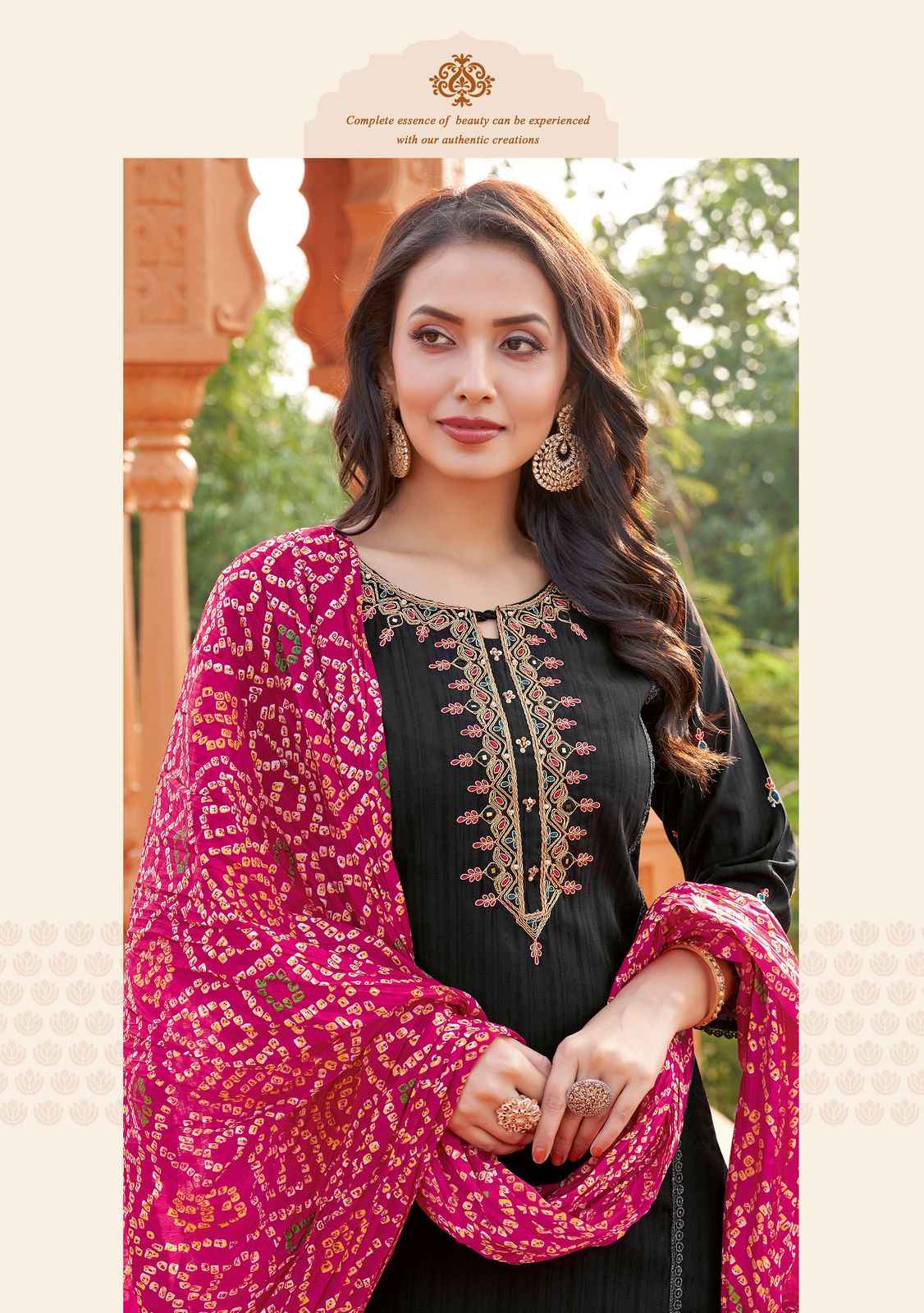 Kadlee Kesar Viscose Weaving Readymade Suit (4 pcs Catalogue)