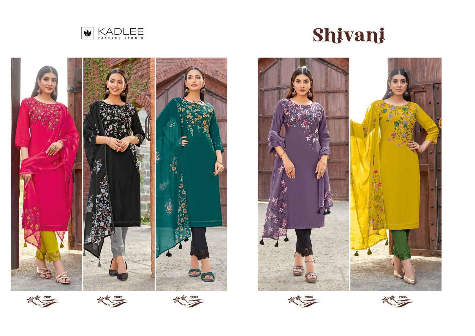 Kadlee Shivani Viscouse Readymade Suit (5 pcs Catalogue)