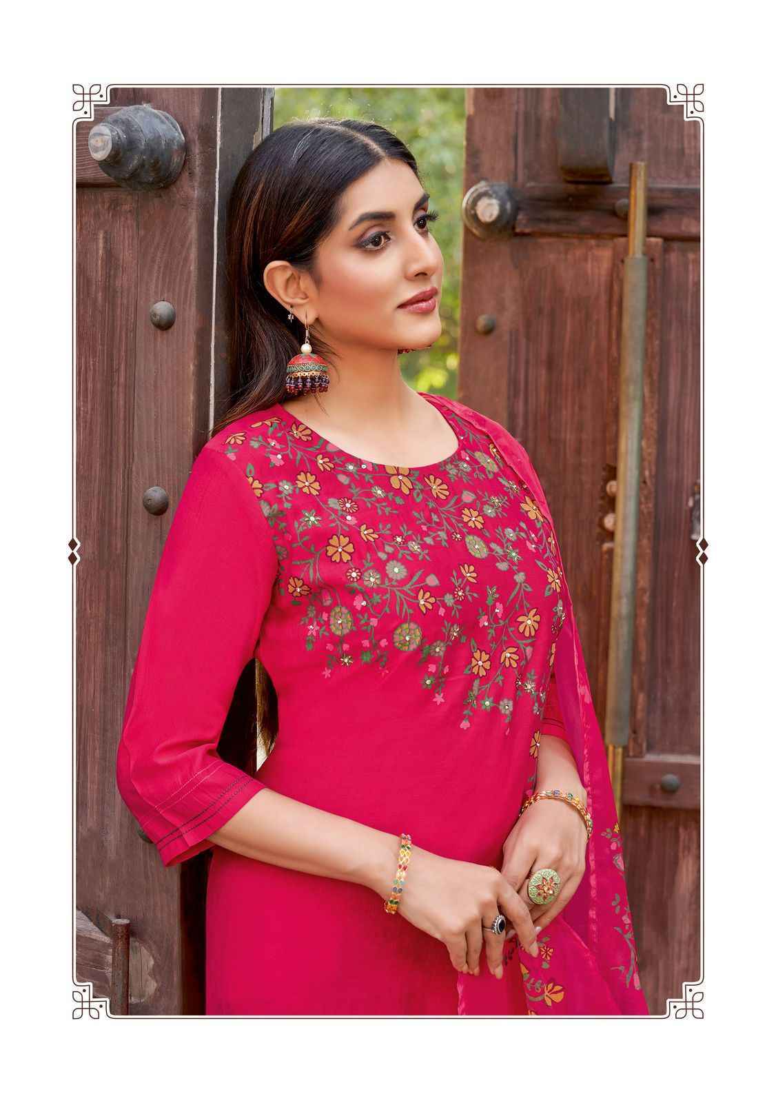 Kadlee Shivani Viscouse Readymade Suit (5 pcs Catalogue)