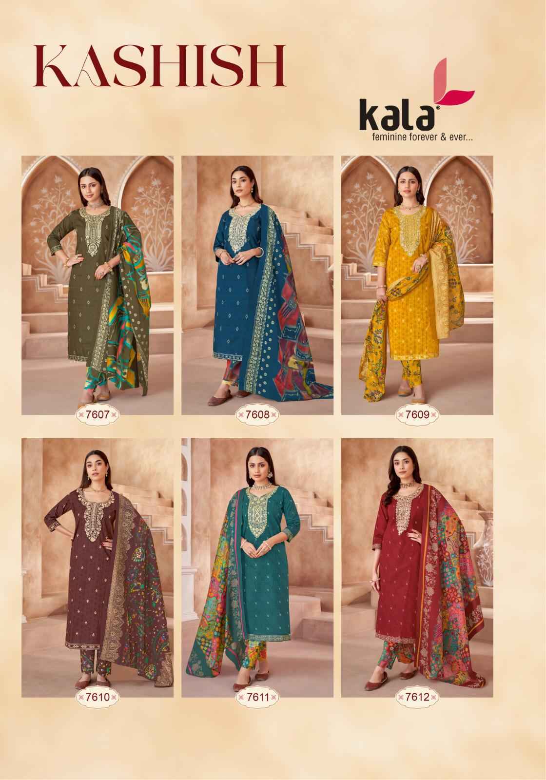 Kala Kashish Vol 1 Cotton Kurti Combo 12 pcs Catalogue