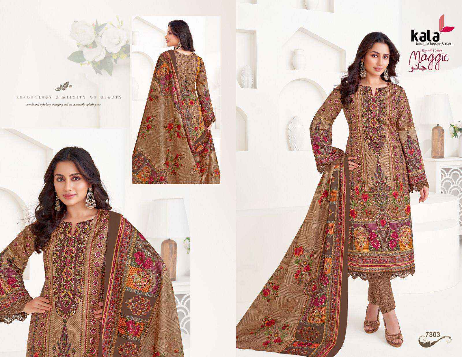 Kala Maggic Vol-22 Cotton Dress Material (12 pcs Catalogue)