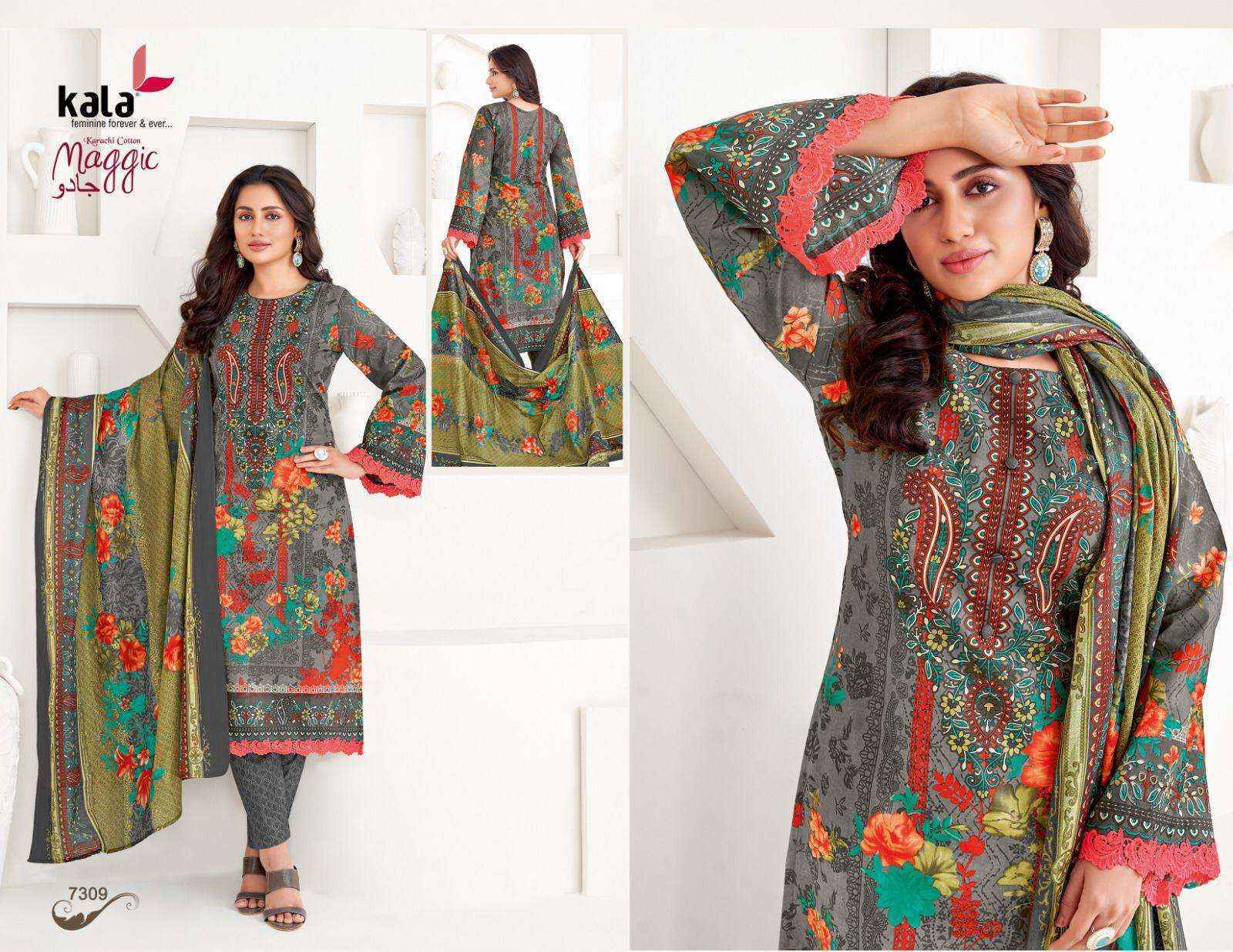 Kala Maggic Vol-22 Cotton Dress Material (12 pcs Catalogue)