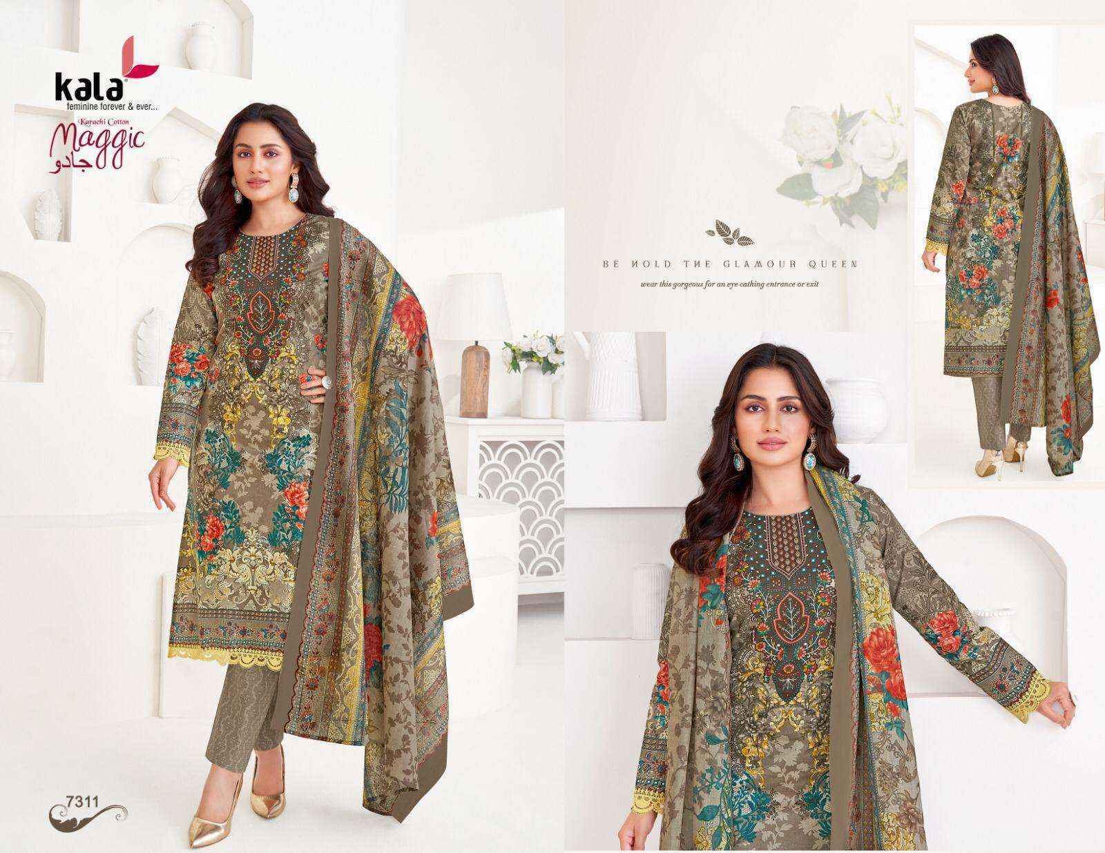 Kala Maggic Vol-22 Cotton Dress Material (12 pcs Catalogue)