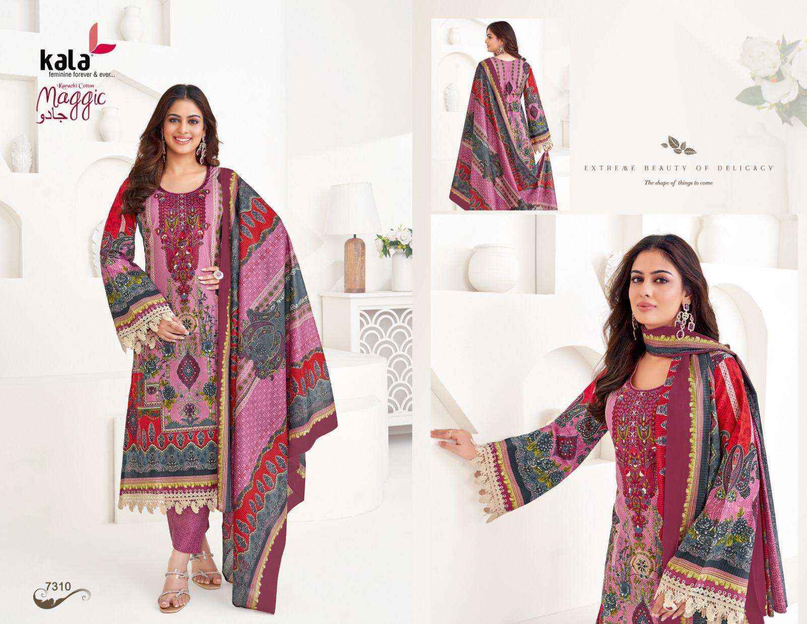 Kala Maggic Vol-22 Cotton Dress Material (12 pcs Catalogue)