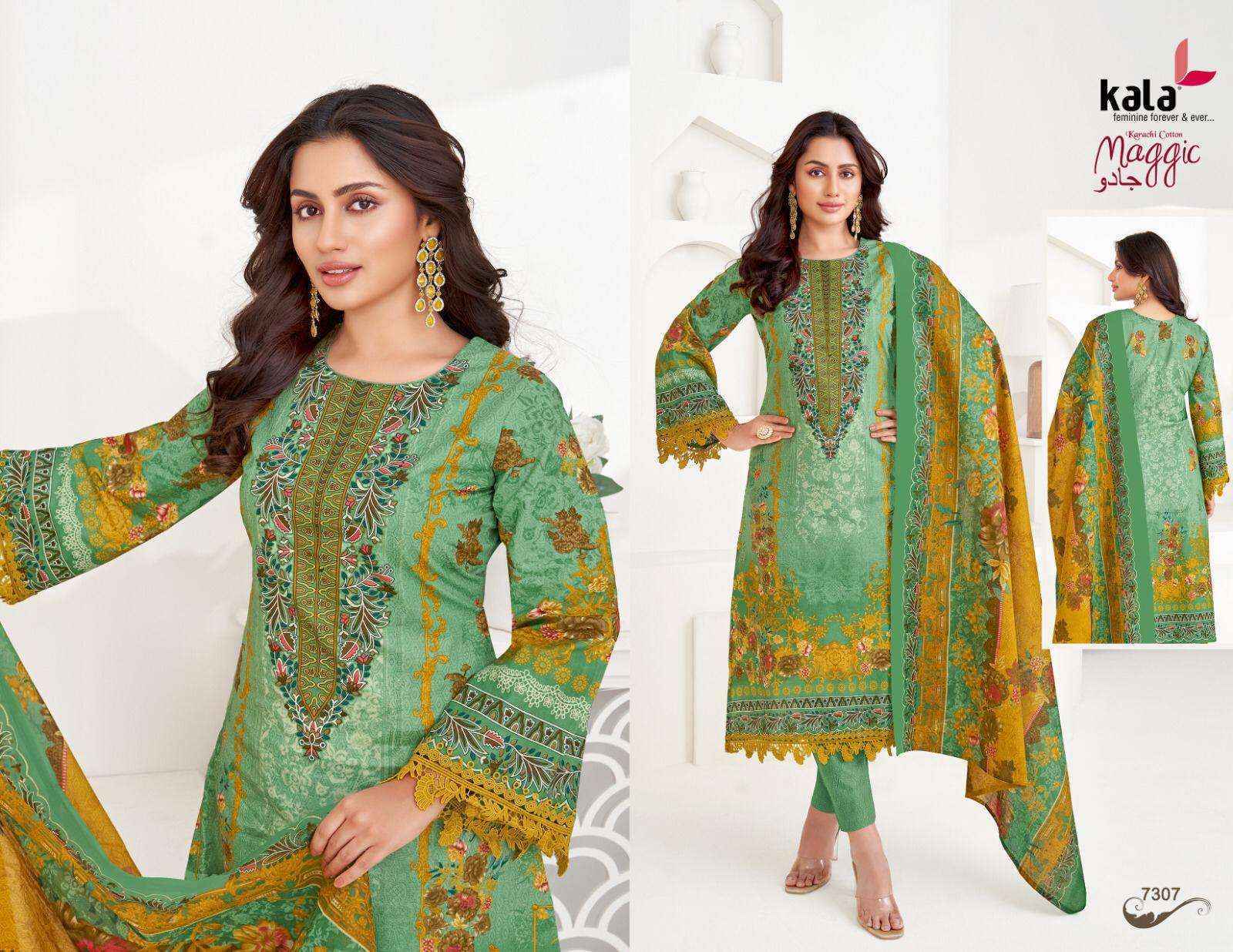 Kala Maggic Vol-22 Cotton Dress Material (12 pcs Catalogue)