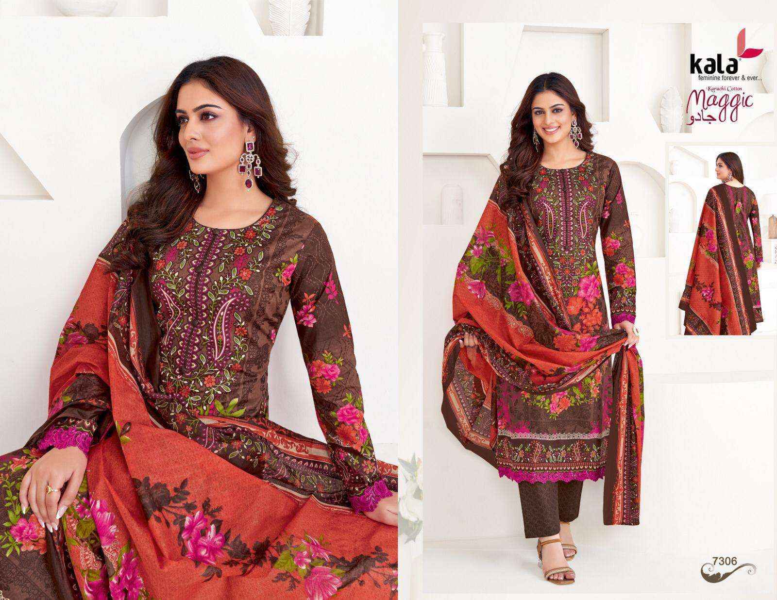 Kala Maggic Vol-22 Cotton Dress Material (12 pcs Catalogue)