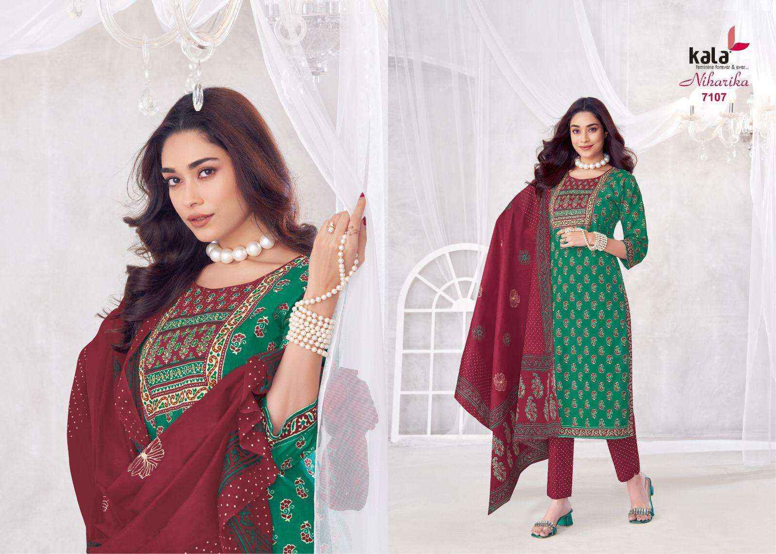 Kala Niharika Vol-4 Cotton Dress Material (8 pcs Catalogue)