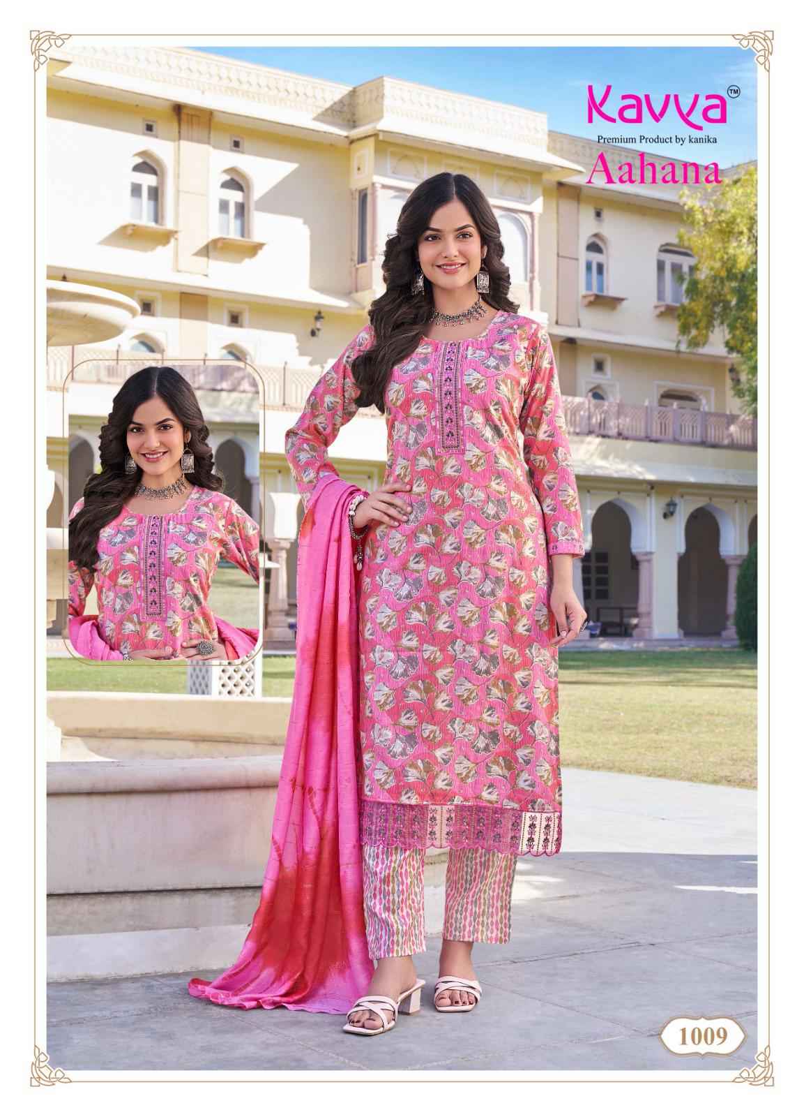 Kavya Aahana Vol 1 Capsule Kurti Combo 10 pcs Catalogue