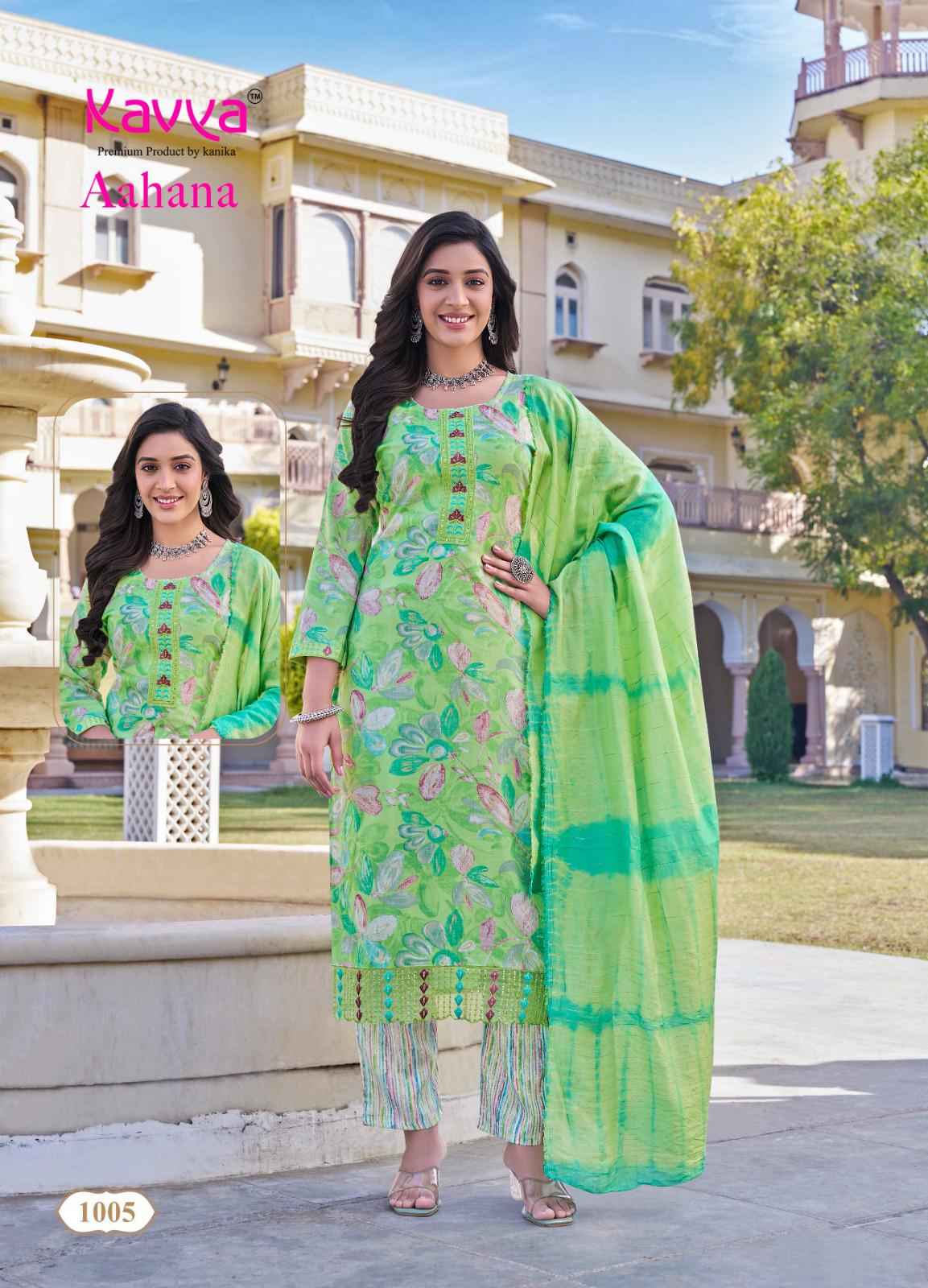 Kavya Aahana Vol 1 Capsule Kurti Combo 10 pcs Catalogue