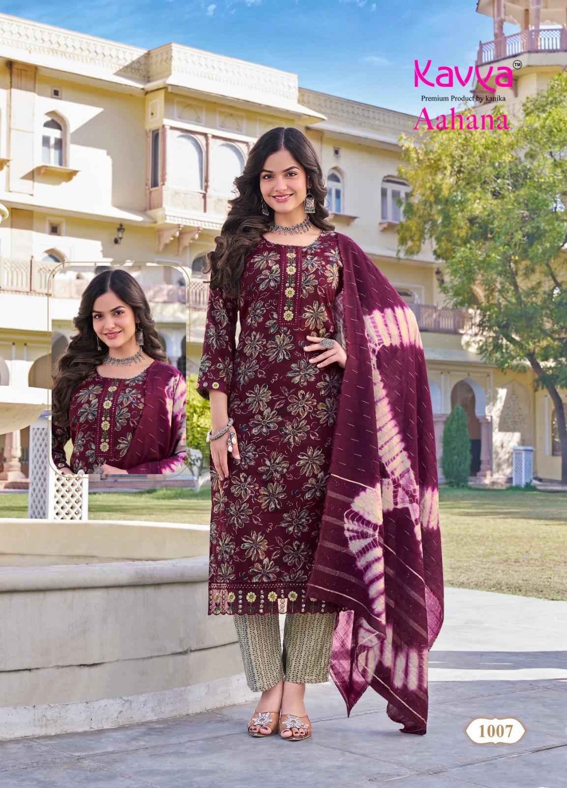 Kavya Aahana Vol 1 Capsule Kurti Combo 10 pcs Catalogue