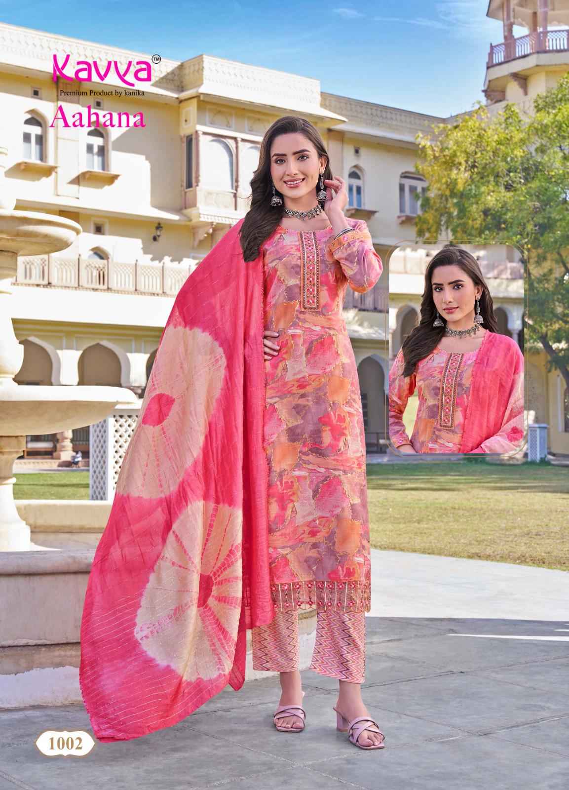 Kavya Aahana Vol 1 Capsule Kurti Combo 10 pcs Catalogue