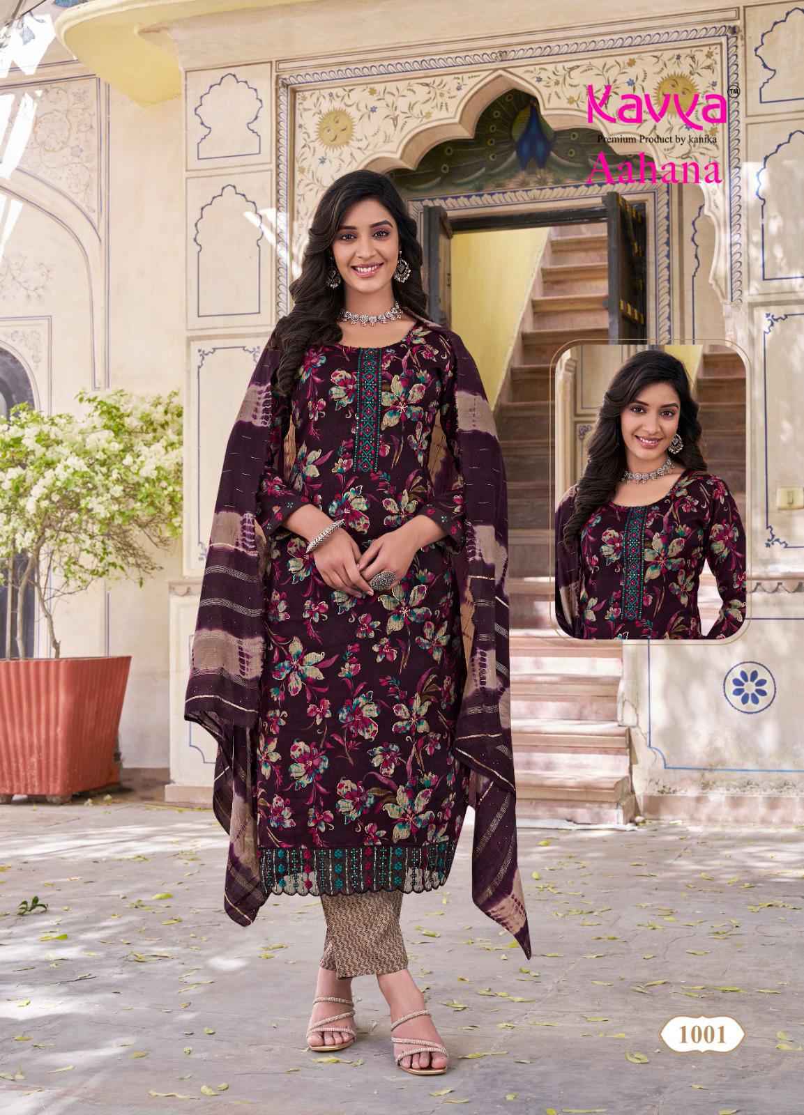 Kavya Aahana Vol 1 Capsule Kurti Combo 10 pcs Catalogue