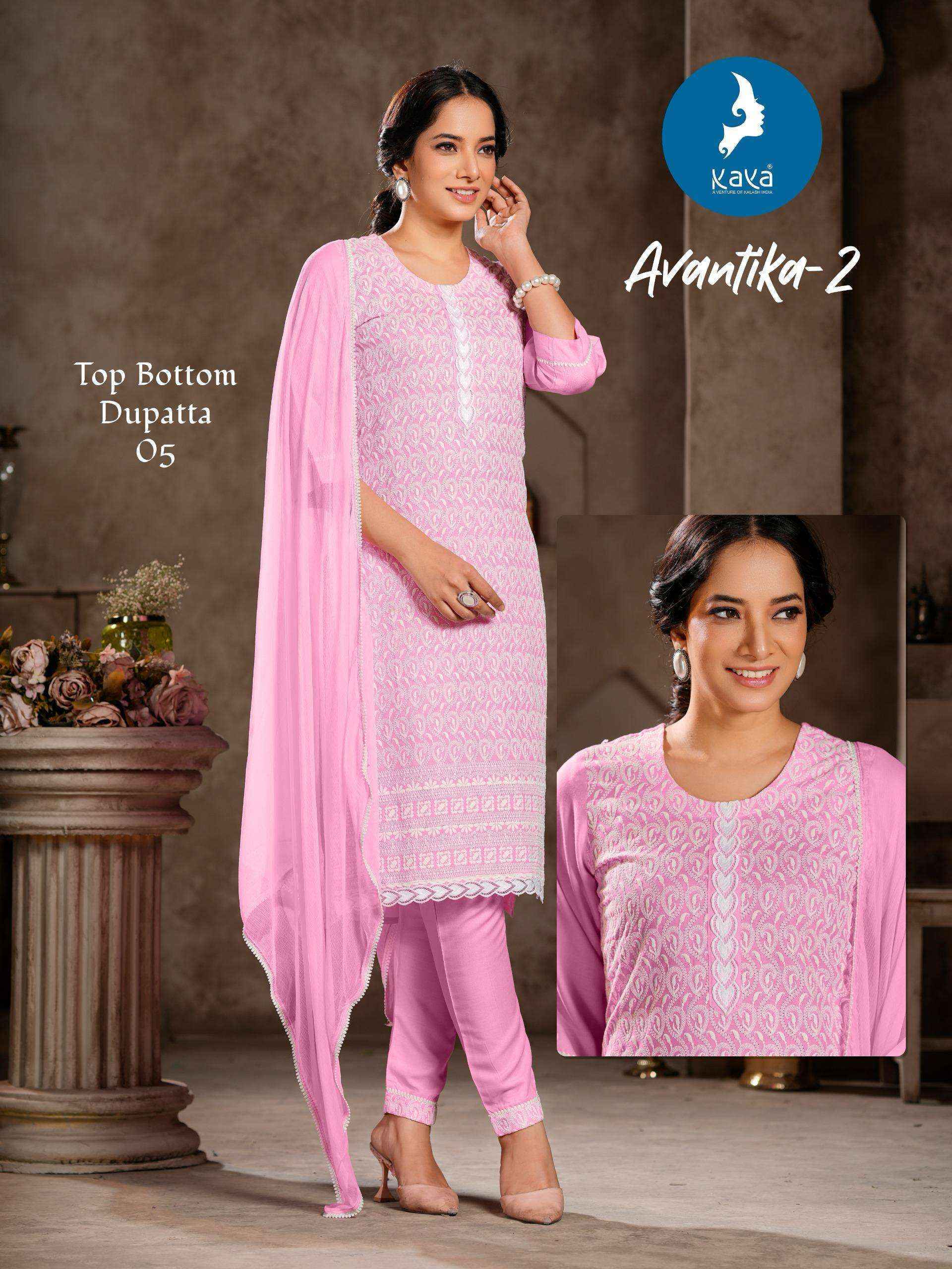 Kavya Avantika Vol-2 Rayon Readymade Suit (6 pcs Catalogue)