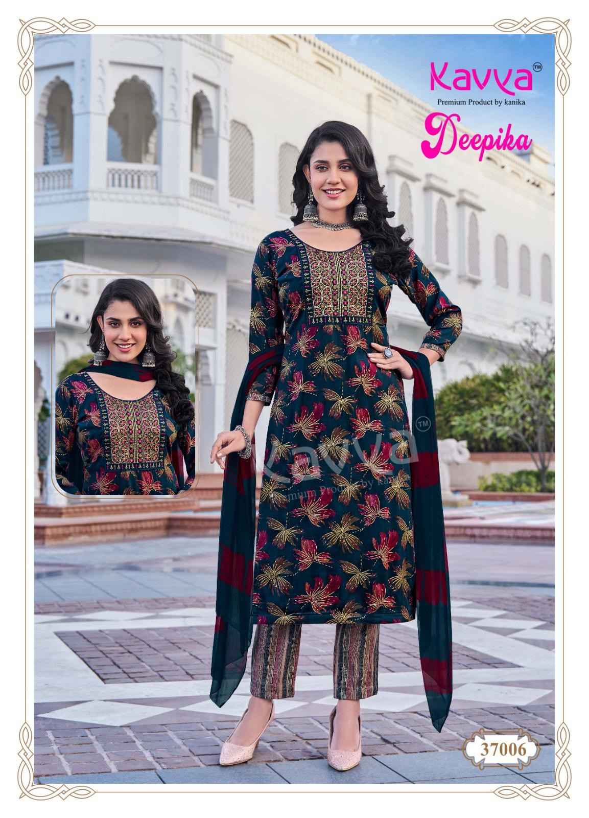 Kavya Deepika Vol 37 Viscouse Kurti Combo 10 pcs Catalogue