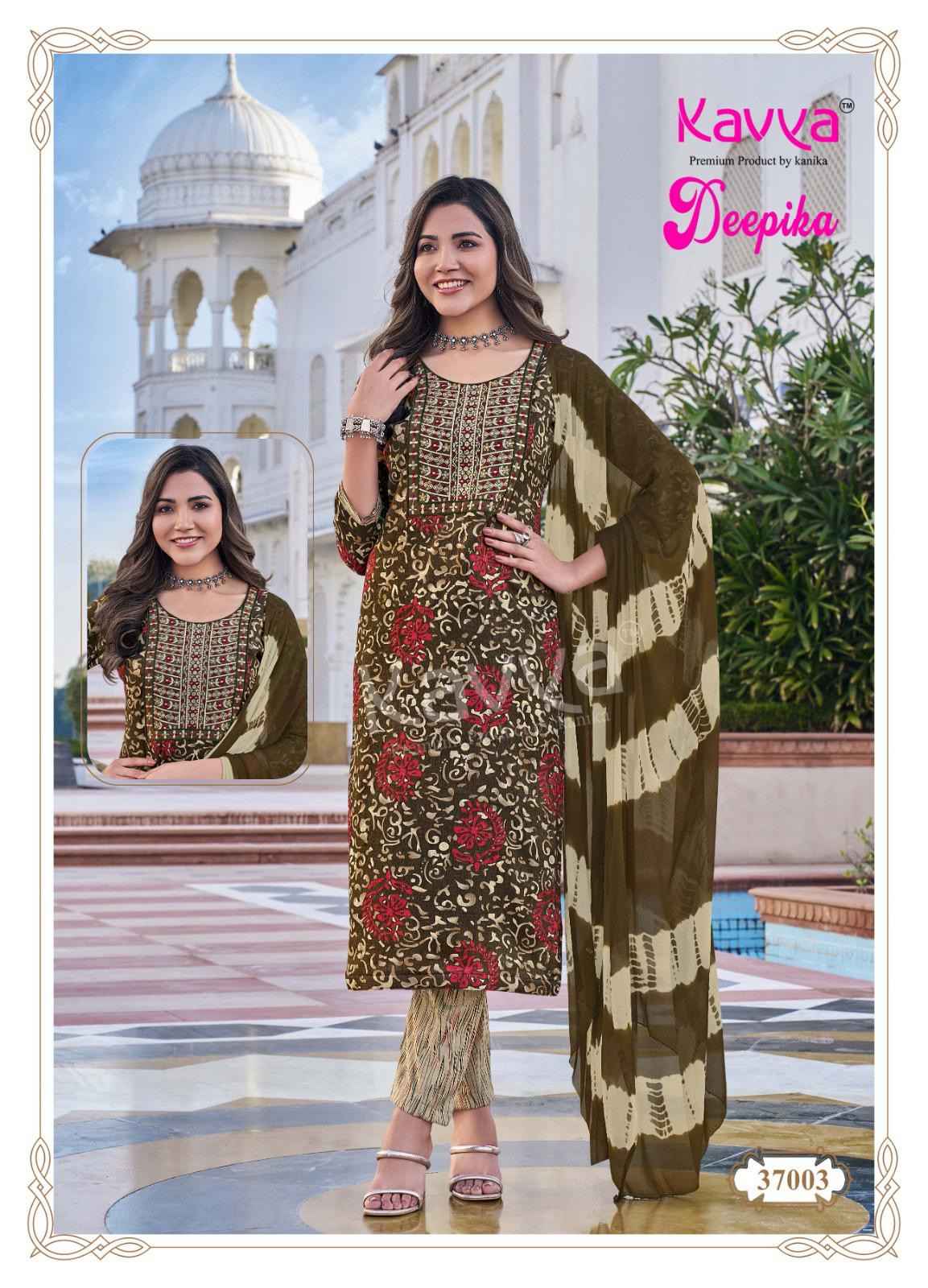 Kavya Deepika Vol 37 Viscouse Kurti Combo 10 pcs Catalogue