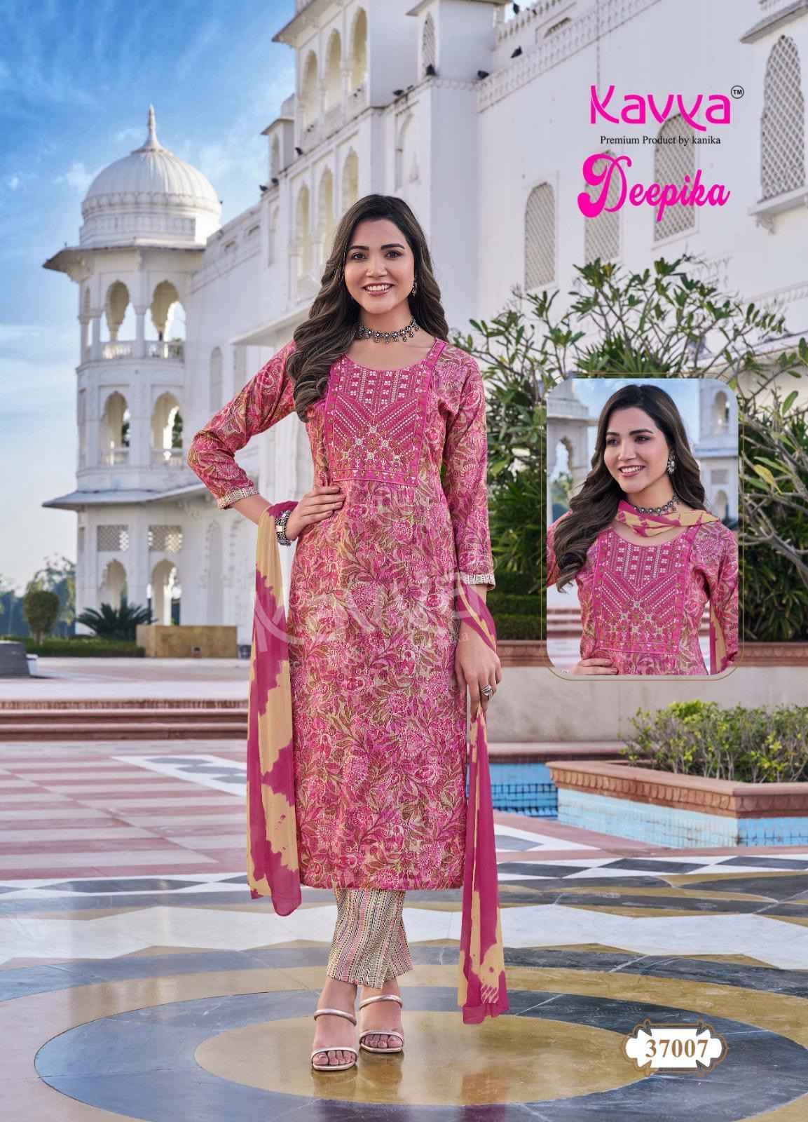 Kavya Deepika Vol 37 Viscouse Kurti Combo 10 pcs Catalogue