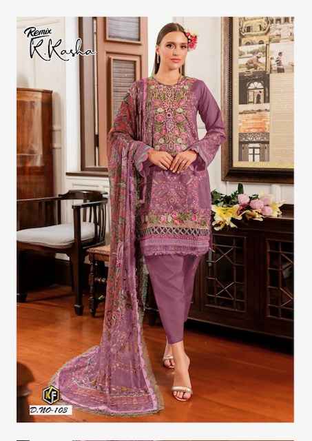 Keval Fab K Kasha Remix Cotton Dress Material 6 pcs Catalogue