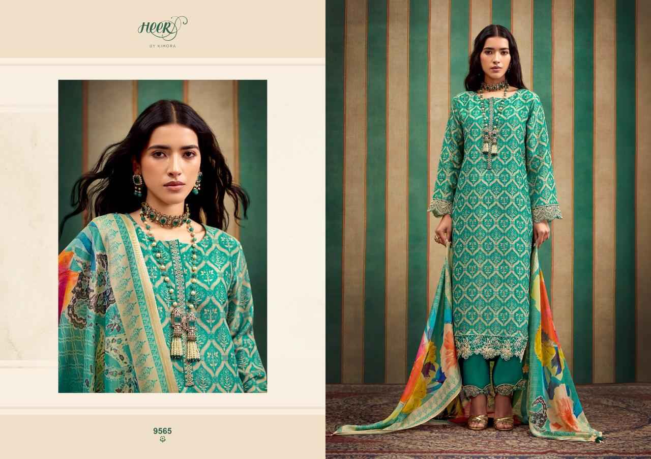 Kimora Heer Norah Musline Dress Material 6 pcs Catalogue