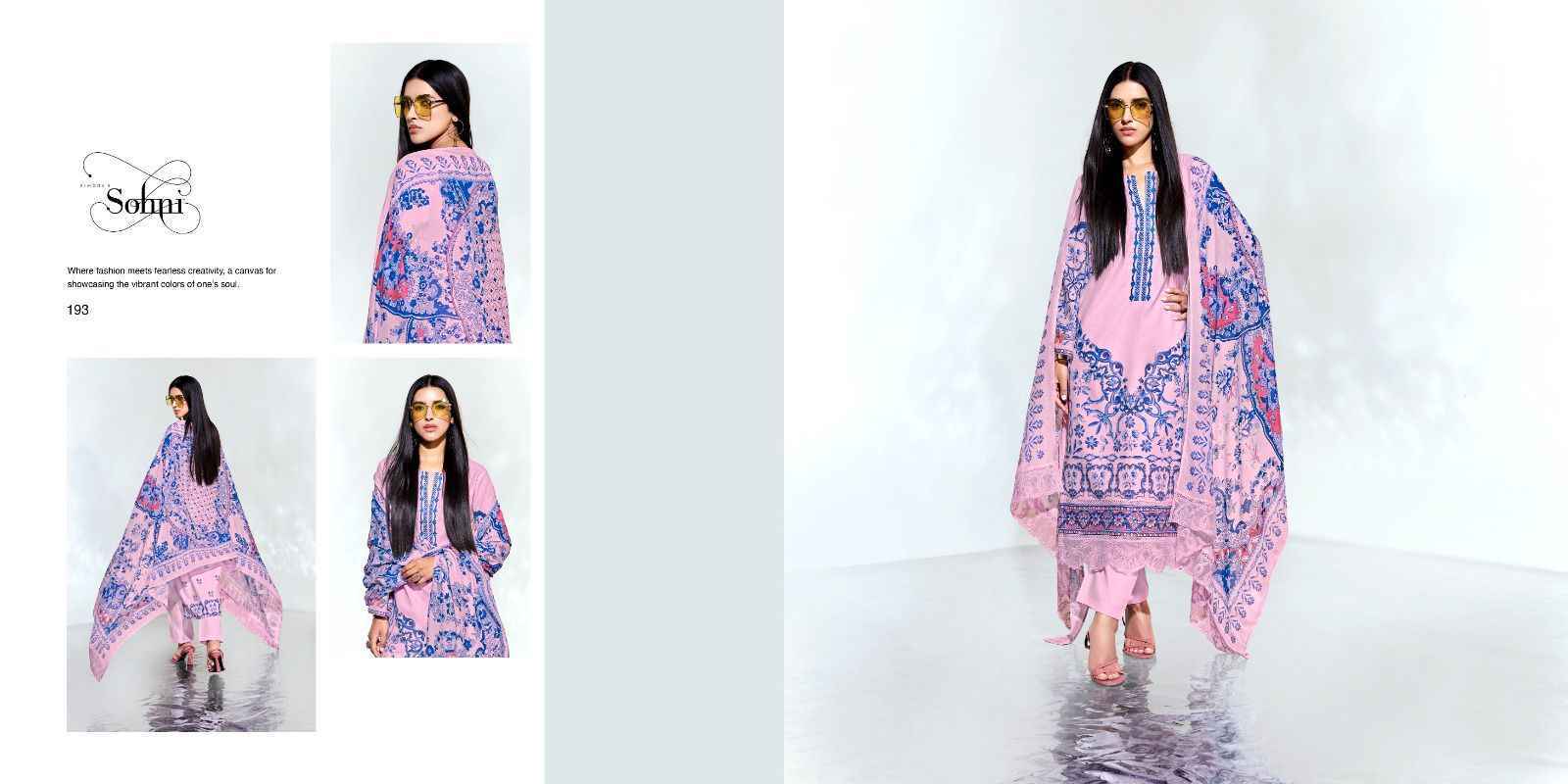 Kimora Lemon Cotton Dress Material (4 pcs Catalogue)