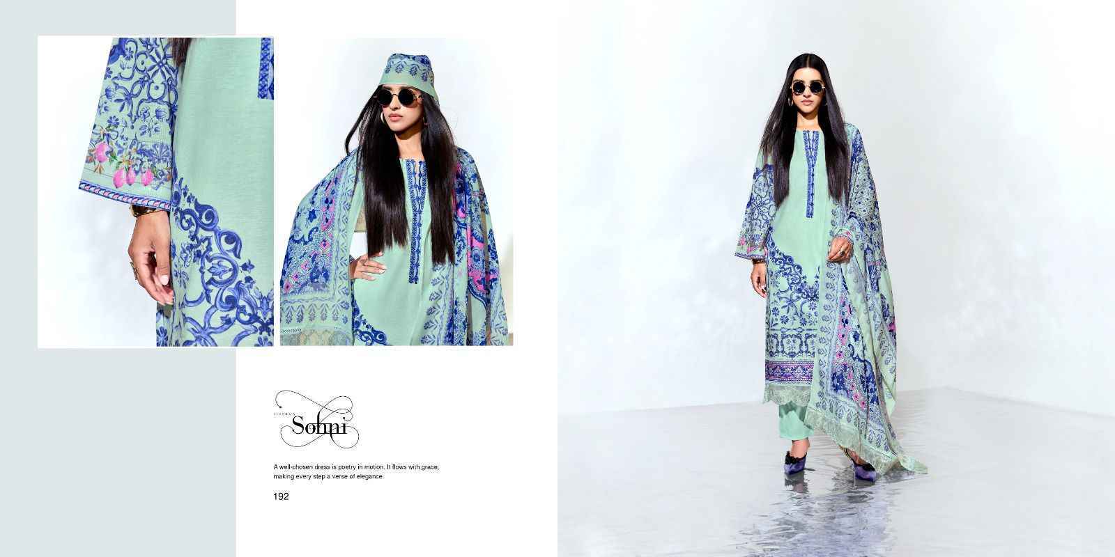 Kimora Lemon Cotton Dress Material (4 pcs Catalogue)
