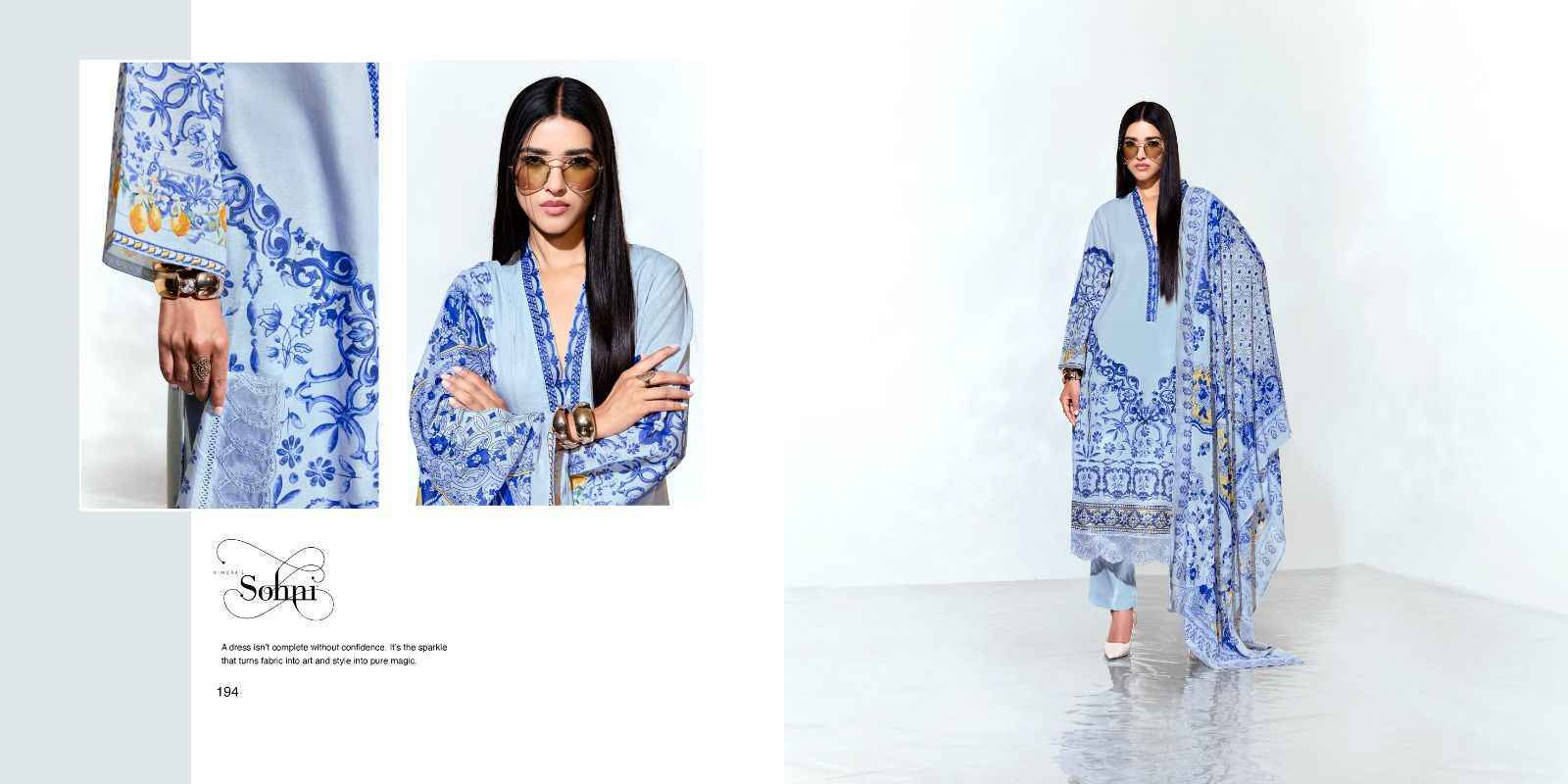 Kimora Lemon Cotton Dress Material (4 pcs Catalogue)