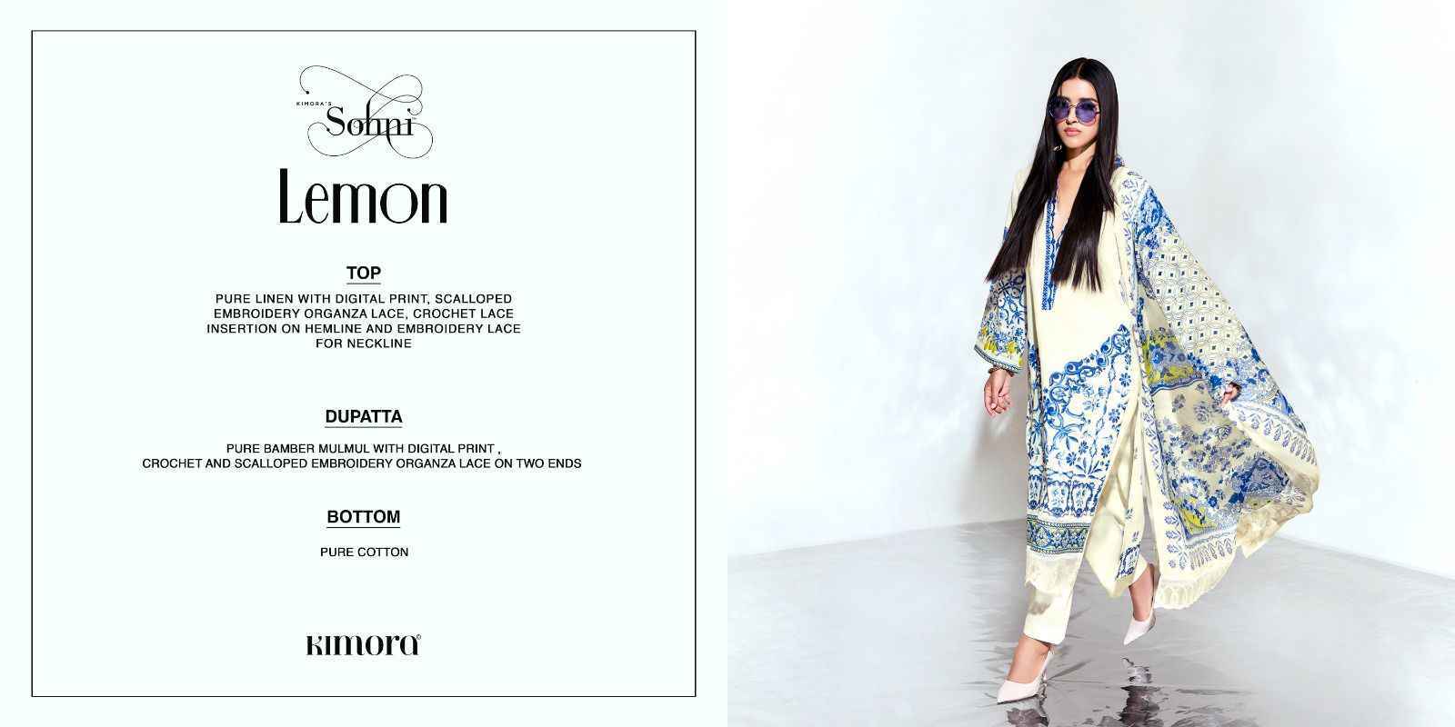 Kimora Lemon Cotton Dress Material (4 pcs Catalogue)