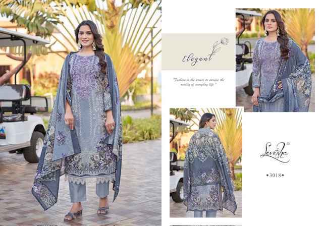 Levisha Anarkali Cotton Dress Material 9 pcs Catalogue