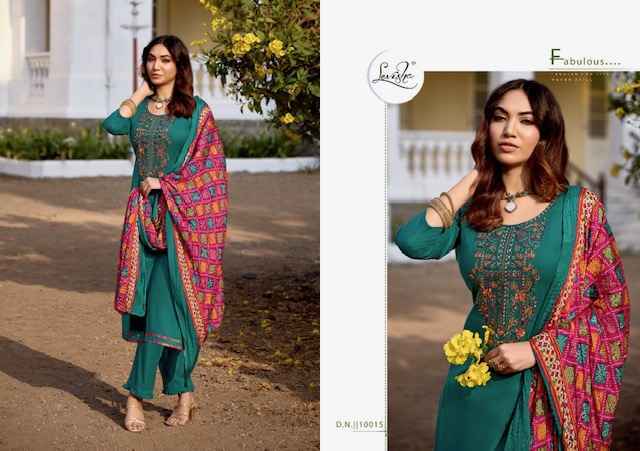 Levisha Nivisha Vol-10 Rayon Dress Material (6 pcs Catalogue)