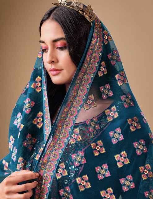 Lily & Lali Brasso Roman Silk Readymade Suit (6 pcs Catalogue)