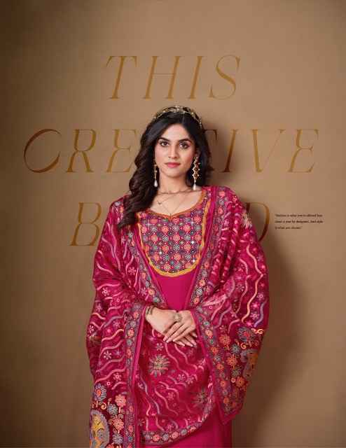 Lily & Lali Brasso Roman Silk Readymade Suit (6 pcs Catalogue)