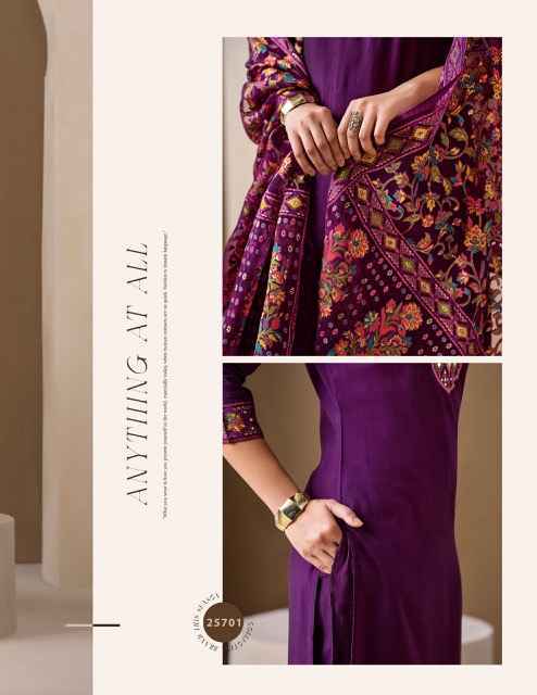 Lily & Lali Brasso Roman Silk Readymade Suit (6 pcs Catalogue)