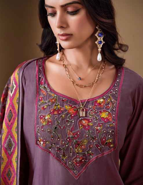 Lily & Lali Brasso Roman Silk Readymade Suit (6 pcs Catalogue)