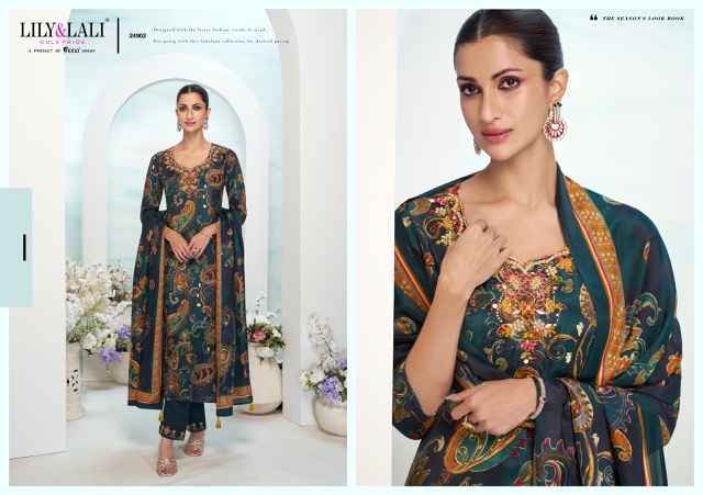 Lily & Lali Florista Readymade Natural Crepe Dress (6 pcs Catalogue)