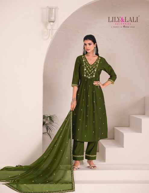 Lily & Lali Zari Viscouse Readymade Suit (6 pcs Catalogue)