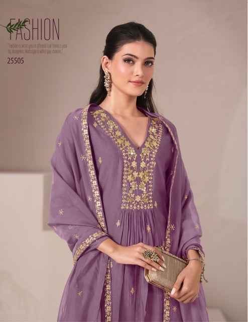 Lily & Lali Zari Viscouse Readymade Suit (6 pcs Catalogue)
