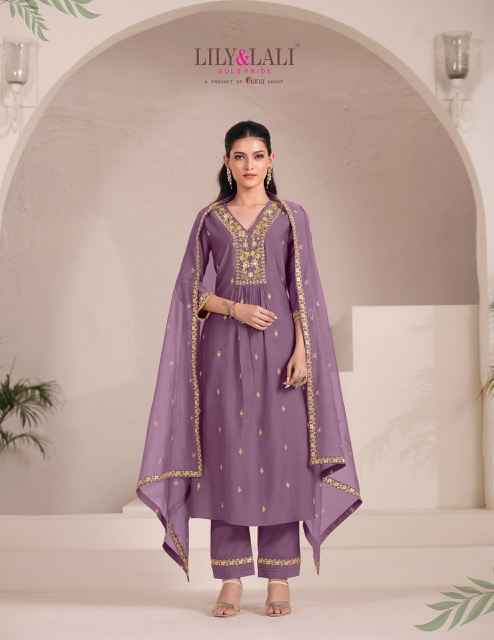 Lily & Lali Zari Viscouse Readymade Suit (6 pcs Catalogue)