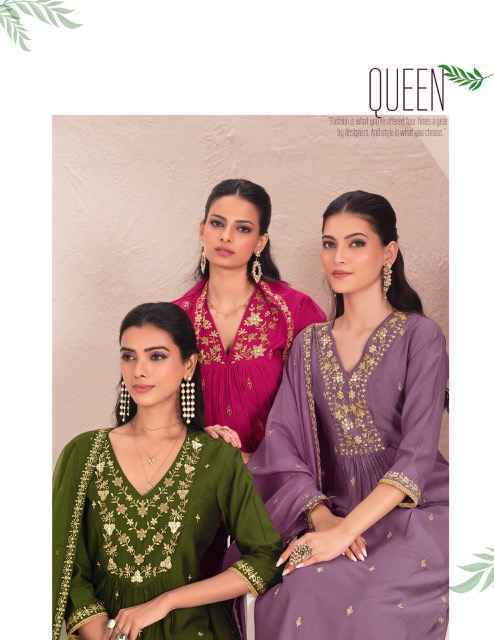 Lily & Lali Zari Viscouse Readymade Suit (6 pcs Catalogue)