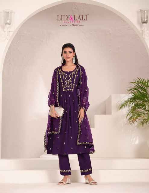 Lily & Lali Zari Viscouse Readymade Suit (6 pcs Catalogue)