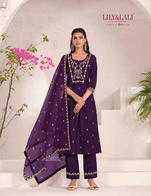 Lily & Lali Zari Viscouse Readymade Suit (6 pcs Catalogue)