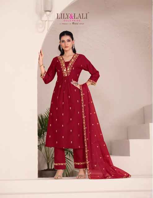 Lily & Lali Zari Viscouse Readymade Suit (6 pcs Catalogue)