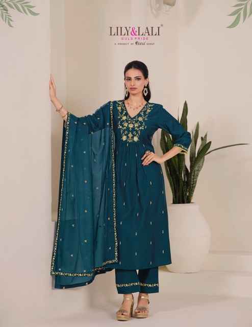 Lily & Lali Zari Viscouse Readymade Suit (6 pcs Catalogue)