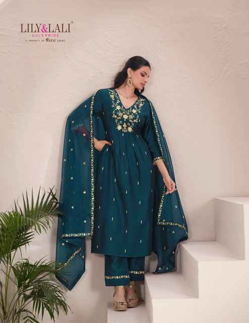Lily & Lali Zari Viscouse Readymade Suit (6 pcs Catalogue)