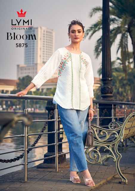 Lymi Bloom Short Georgette Kurti 6 pcs Catalogue
