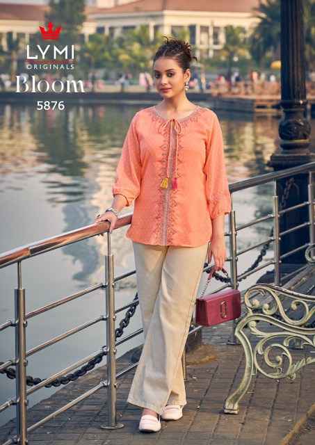 Lymi Bloom Short Georgette Kurti 6 pcs Catalogue