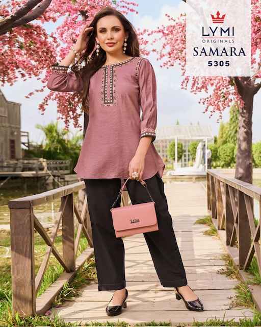 Lymi Samara Short Viscouse Kurti 6 pcs Catalogue