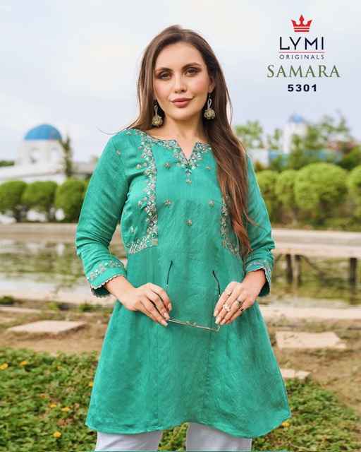 Lymi Samara Short Viscouse Kurti 6 pcs Catalogue