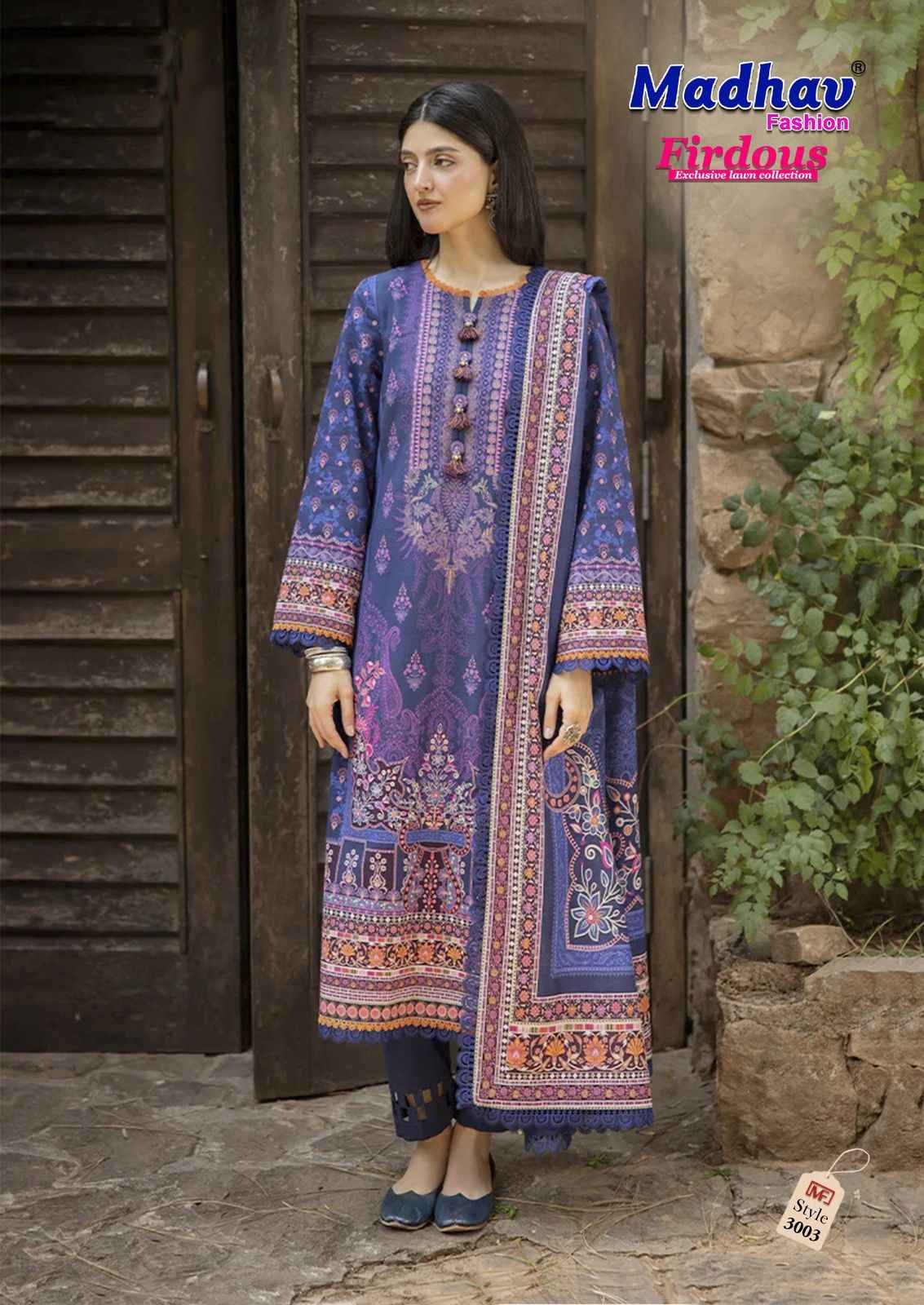 Madhav Fashion Firdous Vol 3 Cotton Dress Material 6 pcs Catalogue