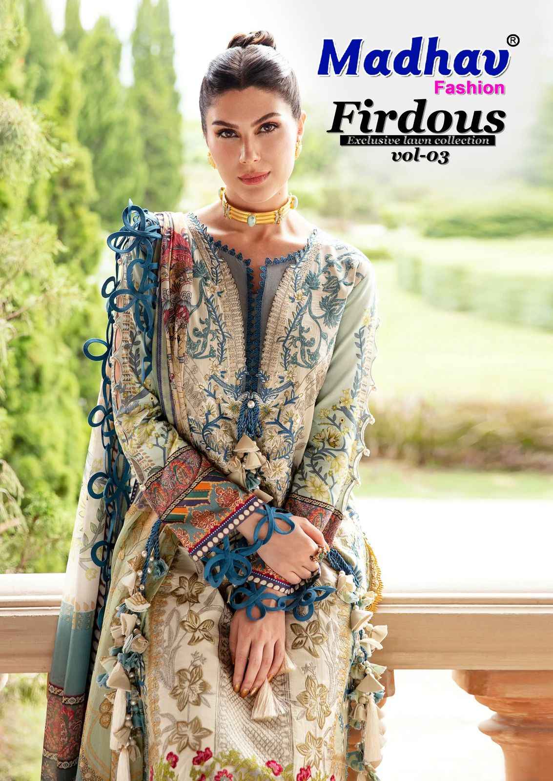 Madhav Fashion Firdous Vol 3 Cotton Dress Material 6 pcs Catalogue