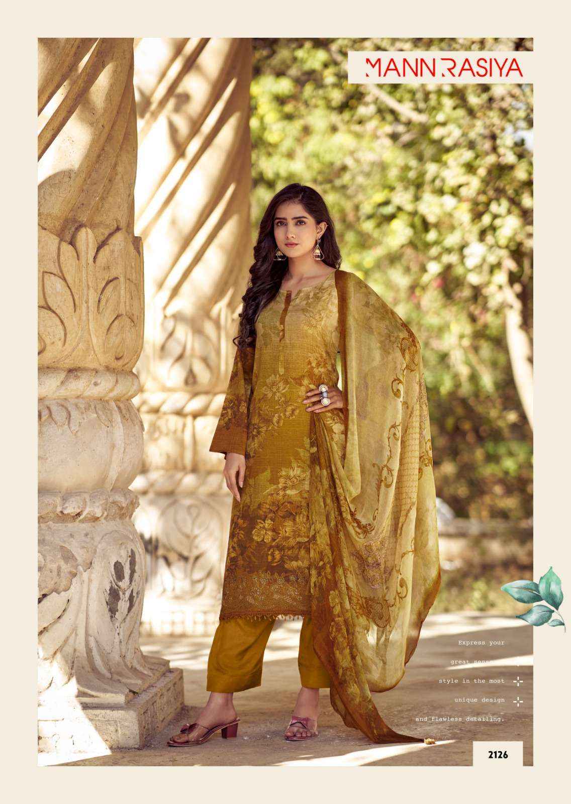 Mannrasiya Anika Jam Cotton Dress Material Wholesale Womens Cloths Supplier